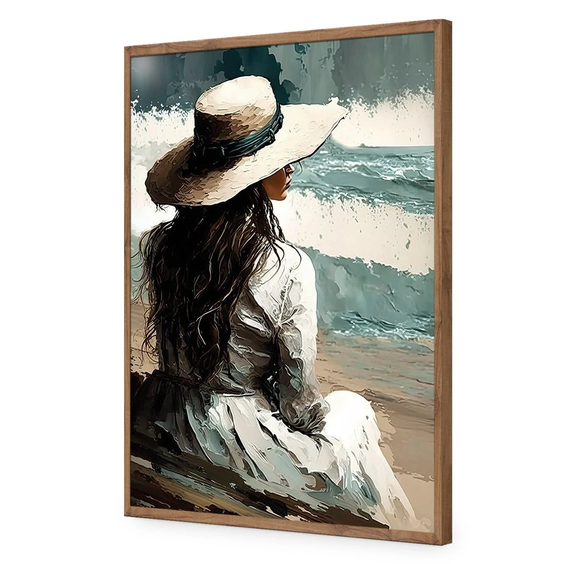 Beach Beauty Beach Beauty -WALL ART DESGIN SALE beach beauty acrylic glass no border natural frame 45x30cm 612185