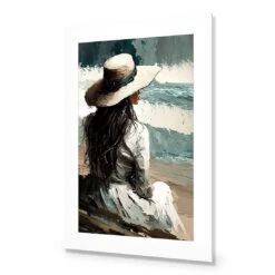 Beach Beauty 9 Beach Beauty -WALL ART DESGIN SALE beach beauty acrylic glass with border no frame 45x30cm 633037