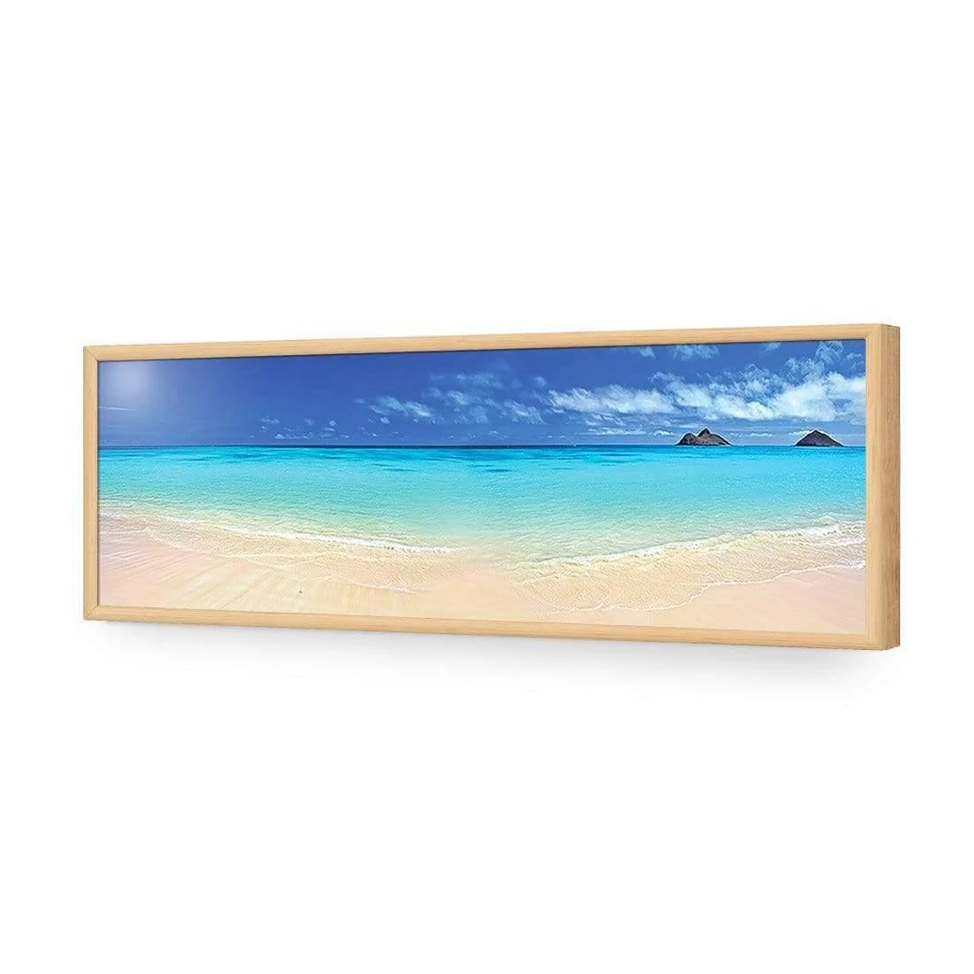 Beach Dream (Long) Beach Dream (Long) -WALL ART DESGIN SALE beach dream long acrylic glass no border oak frame 90x30cm 728930