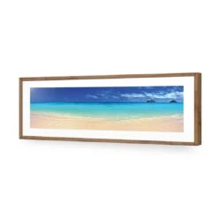 Beach Dream (Long) 13 Beach Dream (Long) -WALL ART DESGIN SALE beach dream long acrylic glass with border natural frame 90x30cm 173530