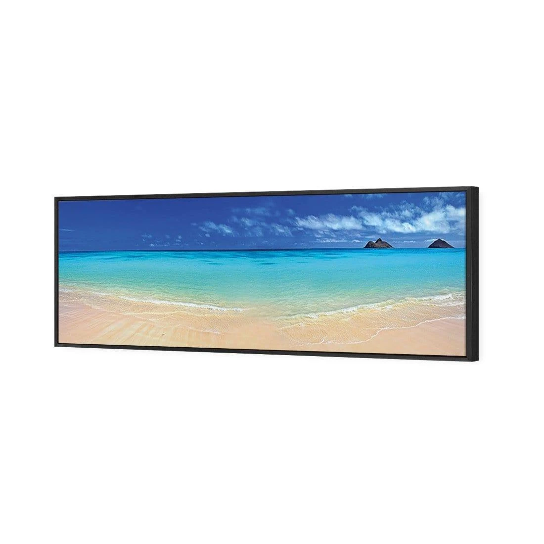 Beach Dream (Long) Beach Dream (Long) -WALL ART DESGIN SALE beach dream long canvas black frame 60x20cm 207427