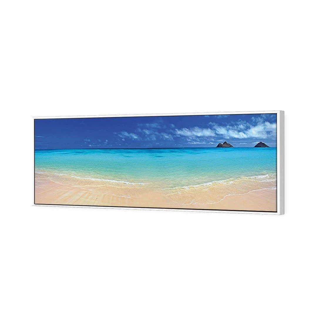 Beach Dream (Long) Beach Dream (Long) -WALL ART DESGIN SALE beach dream long canvas white frame 60x20cm 251124