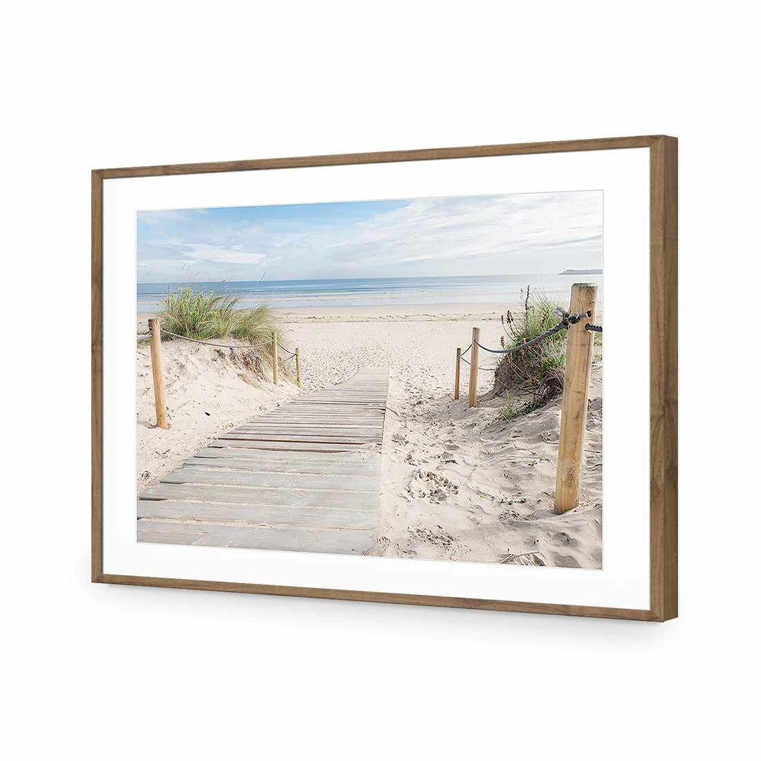 Beach Path Acrylic Print Art Beach Path Acrylic Print Art -WALL ART DESGIN SALE beach path acrylic glass art with border natural frame 45x30cm 591378