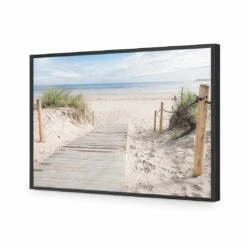 Beach Path Acrylic Print Art 9 Beach Path Acrylic Print Art -WALL ART DESGIN SALE beach path acrylic glass art without border black frame 45x30cm 743381