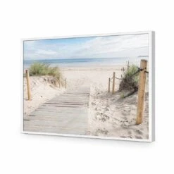 Beach Path Acrylic Print Art 10 Beach Path Acrylic Print Art -WALL ART DESGIN SALE beach path acrylic glass art without border white frame 45x30cm 807466
