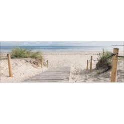 Beach Path Long Canvas Art