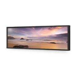 Beach Sunset (long) -WALL ART DESGIN SALE beach sunset long canvas stretched canvas 60x20cm 219692