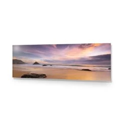Beach Sunset (long) -WALL ART DESGIN SALE beach sunset long canvas stretched canvas 60x20cm 281898
