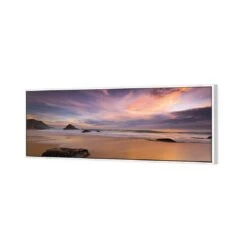 Beach Sunset (long) -WALL ART DESGIN SALE beach sunset long canvas stretched canvas 60x20cm 317077