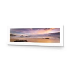 Beach Sunset (long) -WALL ART DESGIN SALE beach sunset long canvas stretched canvas 60x20cm 716474