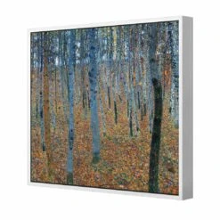 Beech Grove By Gustav Klimt Canvas Art 5 Beech Grove By Gustav Klimt Canvas Art -WALL ART DESGIN SALE beech grove by gustav klimt canvas art 30x30cm white frame 598737