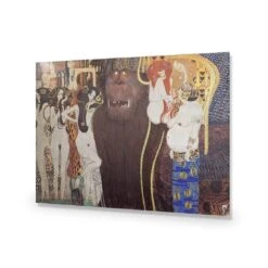 Beethoven Frieze By Gustav Klimt -WALL ART DESGIN SALE beethoven frieze by gustav klimt acrylic glass no border no frame 45x30cm 652774