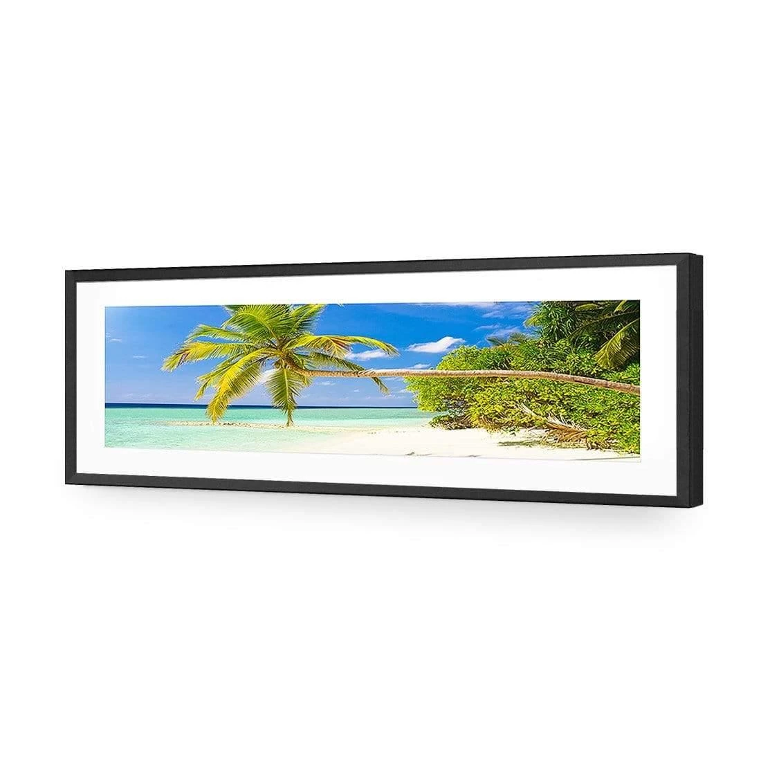 Bending Palm Tree (Long) Bending Palm Tree (Long) -WALL ART DESGIN SALE bending palm tree long acrylic glass with border black frame 90x30cm 891272