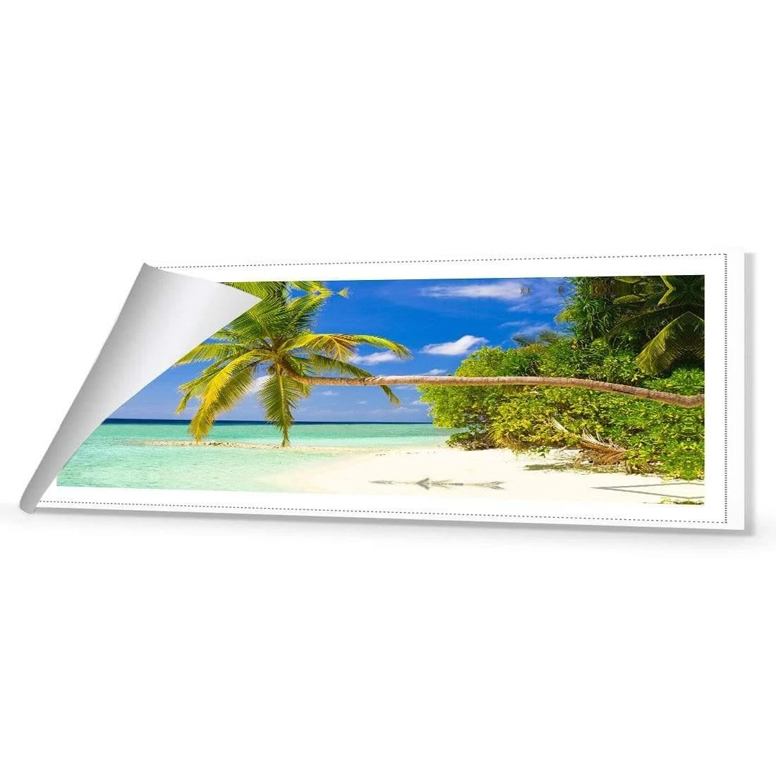Bending Palm Tree (Long) Bending Palm Tree (Long) -WALL ART DESGIN SALE bending palm tree long canvas rolled canvas 60x20cm 908479