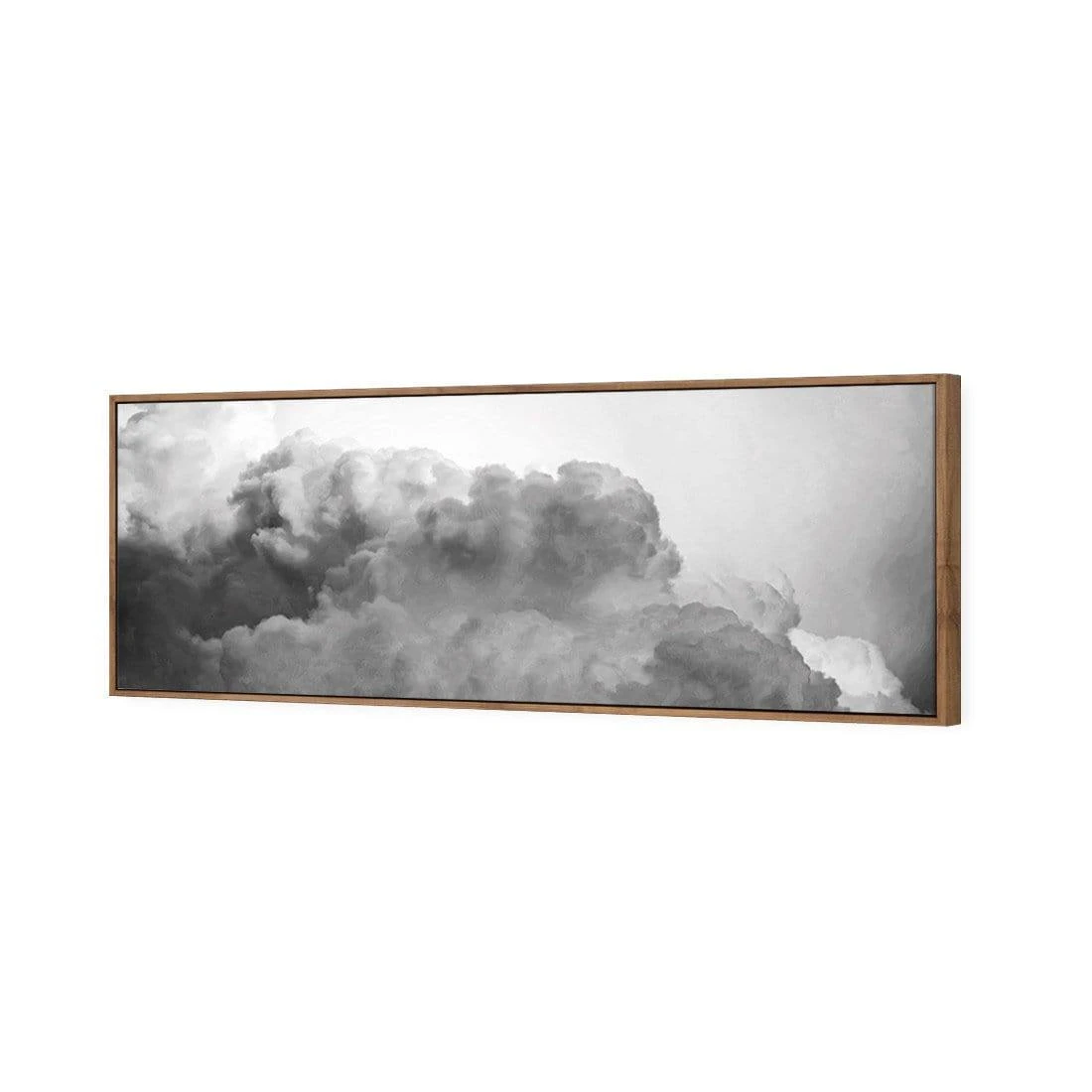 Billowing, Black and White (Long) Billowing, Black And White (Long) -WALL ART DESGIN SALE billowing black and white long canvas natural floating frame 60x20cm 324633
