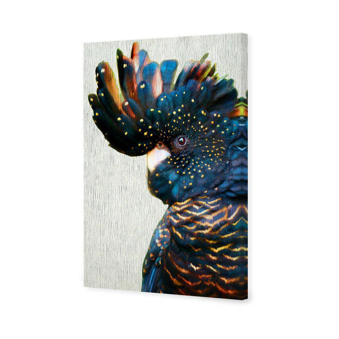 Black Cockatoo Side, Paper Canvas Art Black Cockatoo Side, Paper Canvas Art -WALL ART DESGIN SALE black cockatoo side paper canvas art 45x30cm no frame 683336