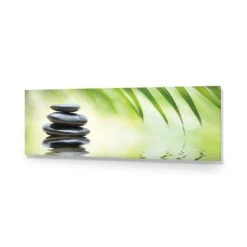 Black Stone Reflection (Long) 14 Black Stone Reflection (Long) -WALL ART DESGIN SALE black stone reflection long acrylic glass no border no frame 90x30cm 612439