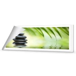 Black Stone Reflection (Long) 8 Black Stone Reflection (Long) -WALL ART DESGIN SALE black stone reflection long canvas rolled canvas 60x20cm 953833