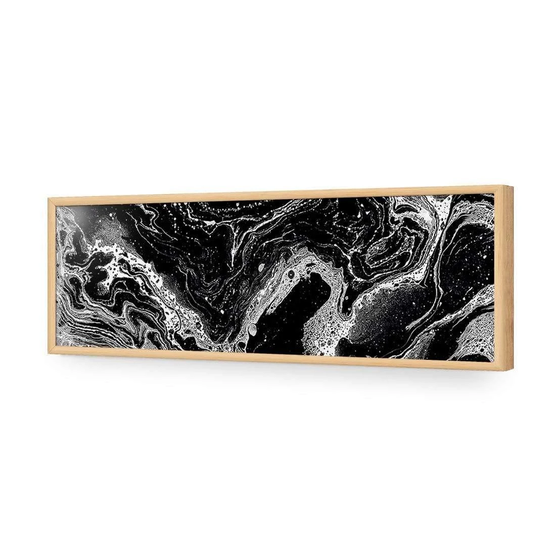 Blackstone (long) Blackstone (long) -WALL ART DESGIN SALE blackstone long acrylic glass no border oak frame 90x30cm 950303