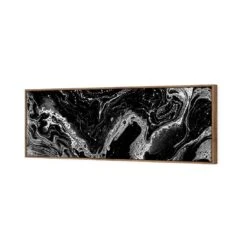 Blackstone (long) 7 Blackstone (long) -WALL ART DESGIN SALE blackstone long canvas natural floating frame 60x20cm 316433