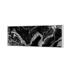 Blackstone (long) 5 Blackstone (long) -WALL ART DESGIN SALE blackstone long canvas white floating frame 60x20cm 874156