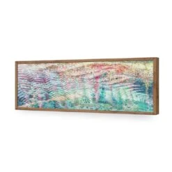 Blissful Ending (long) -WALL ART DESGIN SALE blissful ending long acrylic glass no border natural frame 90x30cm 507162