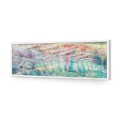 Blissful Ending (long) -WALL ART DESGIN SALE blissful ending long acrylic glass no border white frame 90x30cm 616427