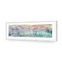 Blissful Ending (long) -WALL ART DESGIN SALE blissful ending long acrylic glass with border white frame 90x30cm 350291