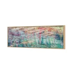 Blissful Ending (long) -WALL ART DESGIN SALE blissful ending long canvas oak floating frame 60x20cm 983170