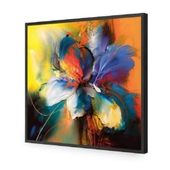 Blue Blossom I 15 Blue Blossom I -WALL ART DESGIN SALE blue blossom i acrylic glass no border black frame 37x37cm 961286