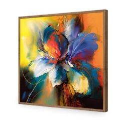 Blue Blossom I 18 Blue Blossom I -WALL ART DESGIN SALE blue blossom i acrylic glass no border natural frame 37x37cm 474890