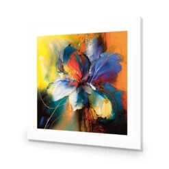 Blue Blossom I 9 Blue Blossom I -WALL ART DESGIN SALE blue blossom i acrylic glass with border no frame 37x37cm 926452