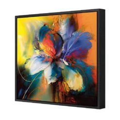 Blue Blossom I 4 Blue Blossom I -WALL ART DESGIN SALE blue blossom i canvas black floating frame 37x37cm 635133