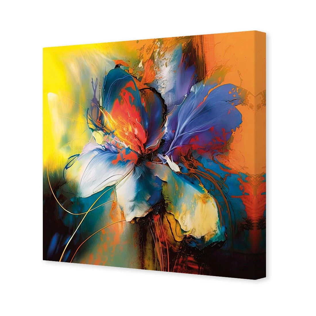 Blue Blossom I Blue Blossom I -WALL ART DESGIN SALE blue blossom i canvas stretched canvas 37x37cm 558823