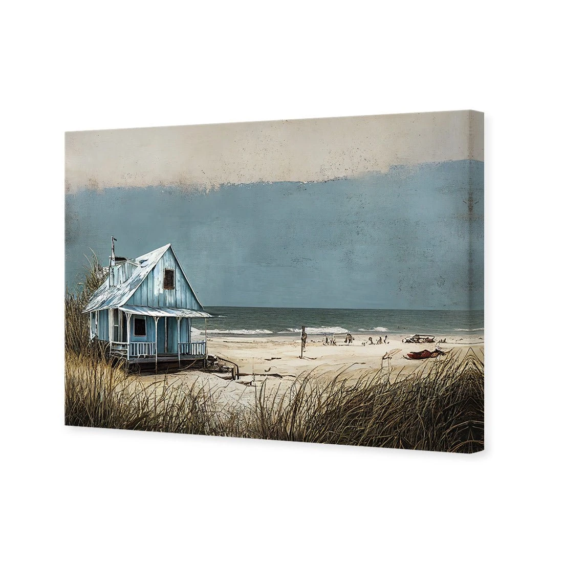 Blue Hut Blue Hut -WALL ART DESGIN SALE blue hut canvas stretched canvas 45x30cm 528520