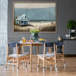 Blue Hut 4 Blue Hut -WALL ART DESGIN SALE blue hut canvas stretched canvas 45x30cm 998865