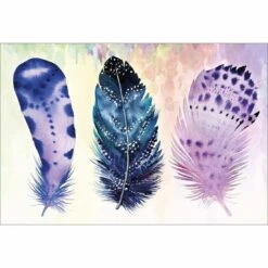 Boho Feathers Canvas Art