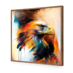 Bold Eagle I 18 Bold Eagle I -WALL ART DESGIN SALE bold eagle i acrylic glass no border natural frame 37x37cm 654666
