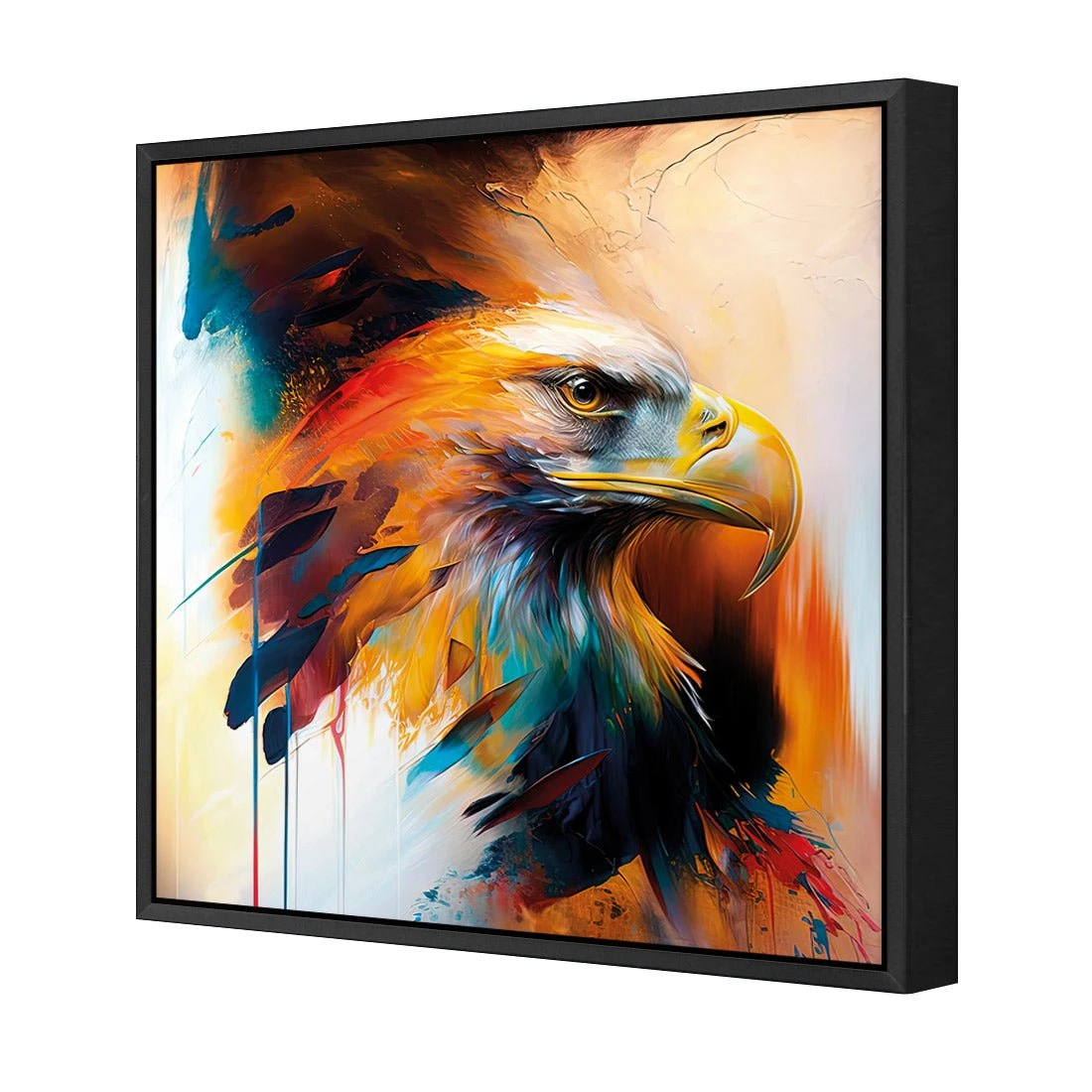 Bold Eagle I Bold Eagle I -WALL ART DESGIN SALE bold eagle i canvas black frame 37x37cm 748661