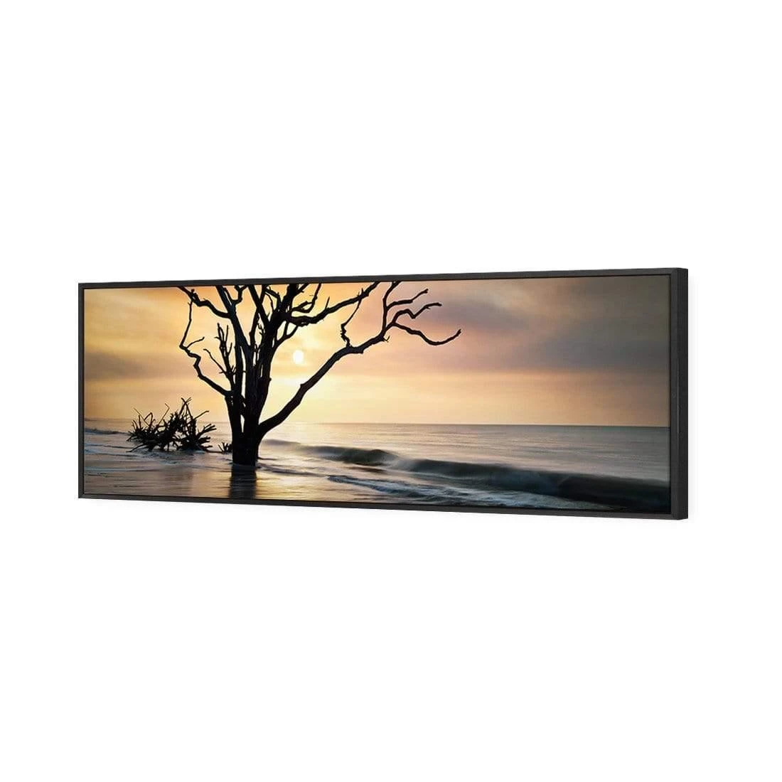 Botany Bay Sunrise (Long) Botany Bay Sunrise (Long) -WALL ART DESGIN SALE botany bay sunrise long canvas black frame 60x20cm 410153