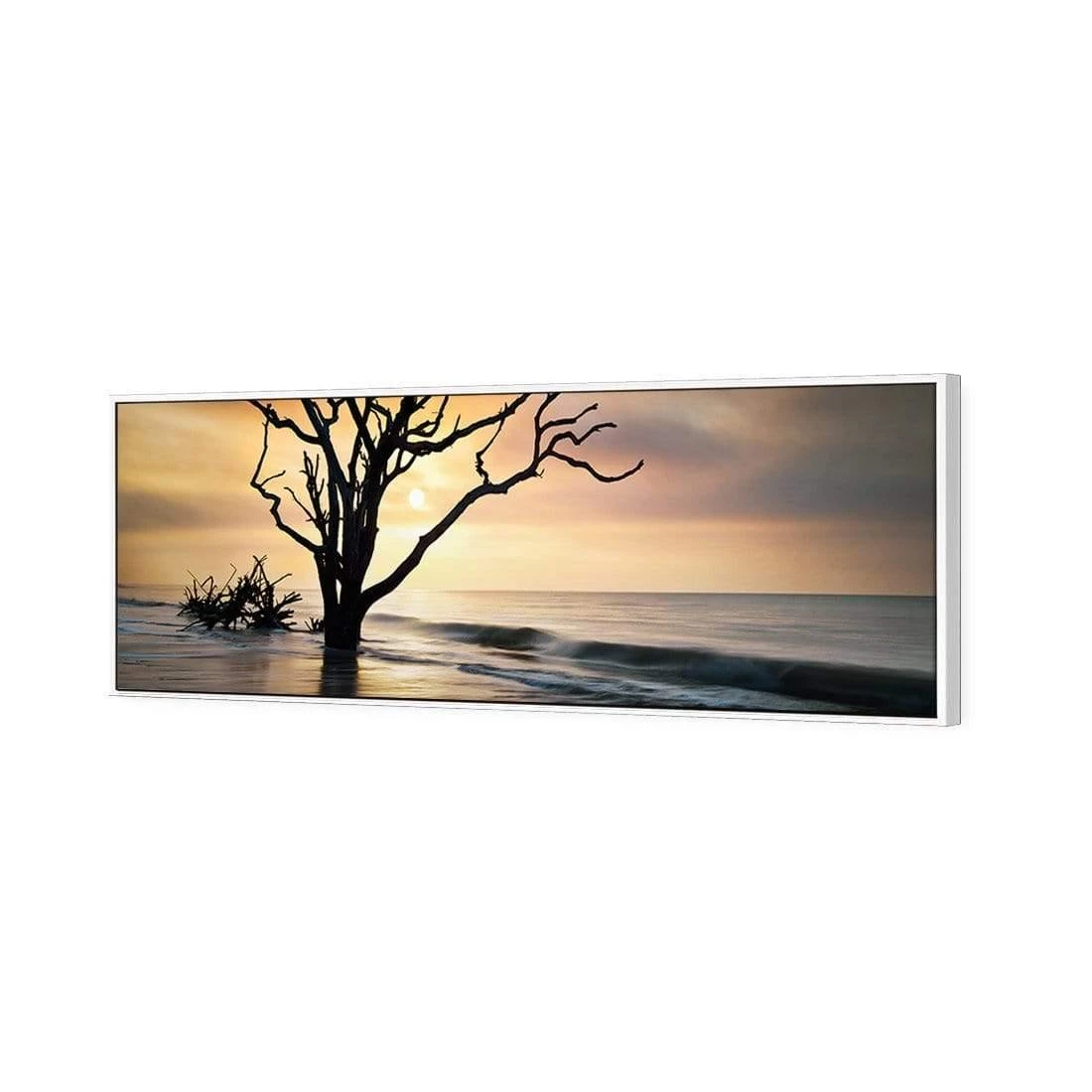 Botany Bay Sunrise (Long) Botany Bay Sunrise (Long) -WALL ART DESGIN SALE botany bay sunrise long canvas white frame 60x20cm 442106