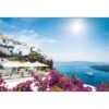 Bougainvillea In Greece Canvas Art -WALL ART DESGIN SALE bougainvillea in greece canvas art 45x30cm no frame 636350