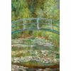 Bridge Over Rose Pond - Monet Acrylic Print Art