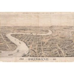 Brisbane 1888 Perfect Pairs -WALL ART DESGIN SALE brisbane 1888 perfect pairs canvas stretched canvas 45x30cm 462681
