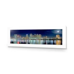 Brisbane In Moonlight (Long) -WALL ART DESGIN SALE brisbane in moonlight long acrylic glass with border no frame 90x30cm 332937
