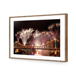 Brisbane Riverfire -WALL ART DESGIN SALE brisbane riverfire canvas stretched canvas 45x30cm 317100