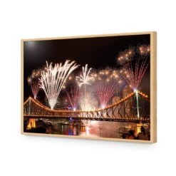 Brisbane Riverfire -WALL ART DESGIN SALE brisbane riverfire canvas stretched canvas 45x30cm 649657