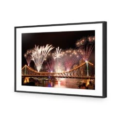 Brisbane Riverfire -WALL ART DESGIN SALE brisbane riverfire canvas stretched canvas 45x30cm 770641