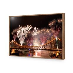 Brisbane Riverfire -WALL ART DESGIN SALE brisbane riverfire canvas stretched canvas 45x30cm 964434