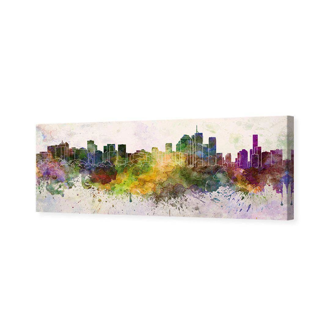 Brisbane Skyline Watercolour Canvas Art Brisbane Skyline Watercolour Canvas Art -WALL ART DESGIN SALE brisbane skyline watercolour canvas art 60x20cm no frame 626849